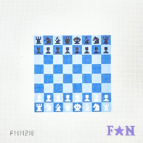 Chess Board Mini Blue