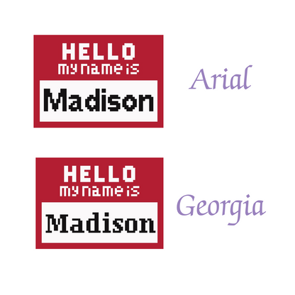 Name Tag Hello My Name Is