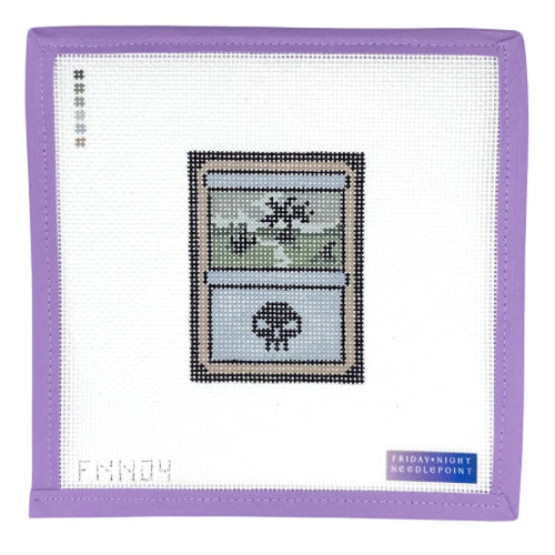 MTG Swamp Mana Land Card Needlepoint Canvas