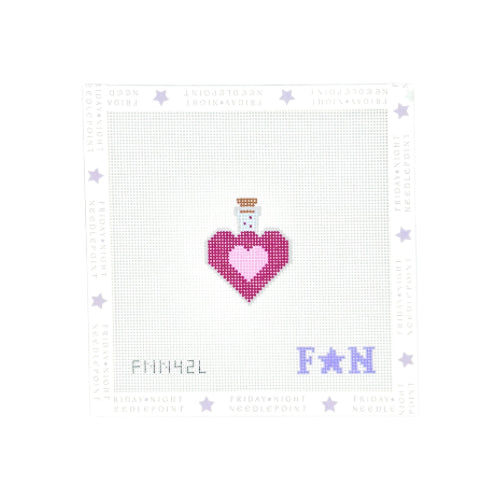 Mini Potion Love Needlepoint Canvas