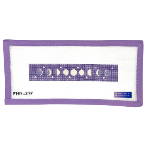 Lunar Phases Key Fob Needlepoint Canvas