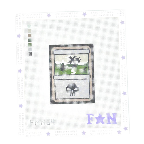 MTG Swamp Mana Land Card Needlepoint Canvas