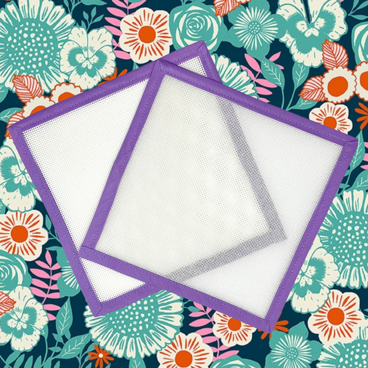 Pre-cut Blank Needlepoint Canvas 13 or 18 Mesh Zweigart Orange Line Mono 8x8